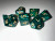 Sea Green Marble Acrylic 7 Dice Set