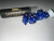 Deep Blue Marble Acrylic 7 Dice Set