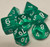 Translucent Sea Green Acrylic 7 Dice Set