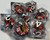 Confined Rage Dragon Eyes Resin 7 Dice Set