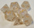 Stardust Relic Gold 7 Piece Acrylic Dice Set