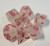 Stardust Relic Red 7 Piece Acrylic Dice Set