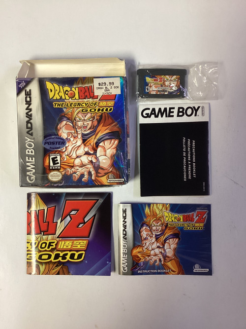 Dragonball Z Legacy Of Goku II Nintendo Gameboy Advance Game