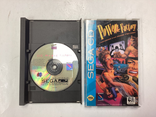 Kocka⭐︎⭐︎⭐︎CD Power Factory featuring C+C Music Factory- Sega CD Boxed - Gamerz