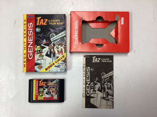 商品販売SEGA GENESIS TAZ IN ESCAPE FROM MARS 紙箱版 Nintendo Switch