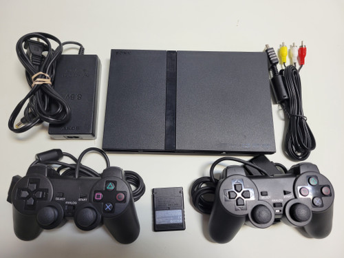 Play station 2 Slim with 1 Controller, Refurbished