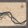Columbia River Mouth - Grey Frame