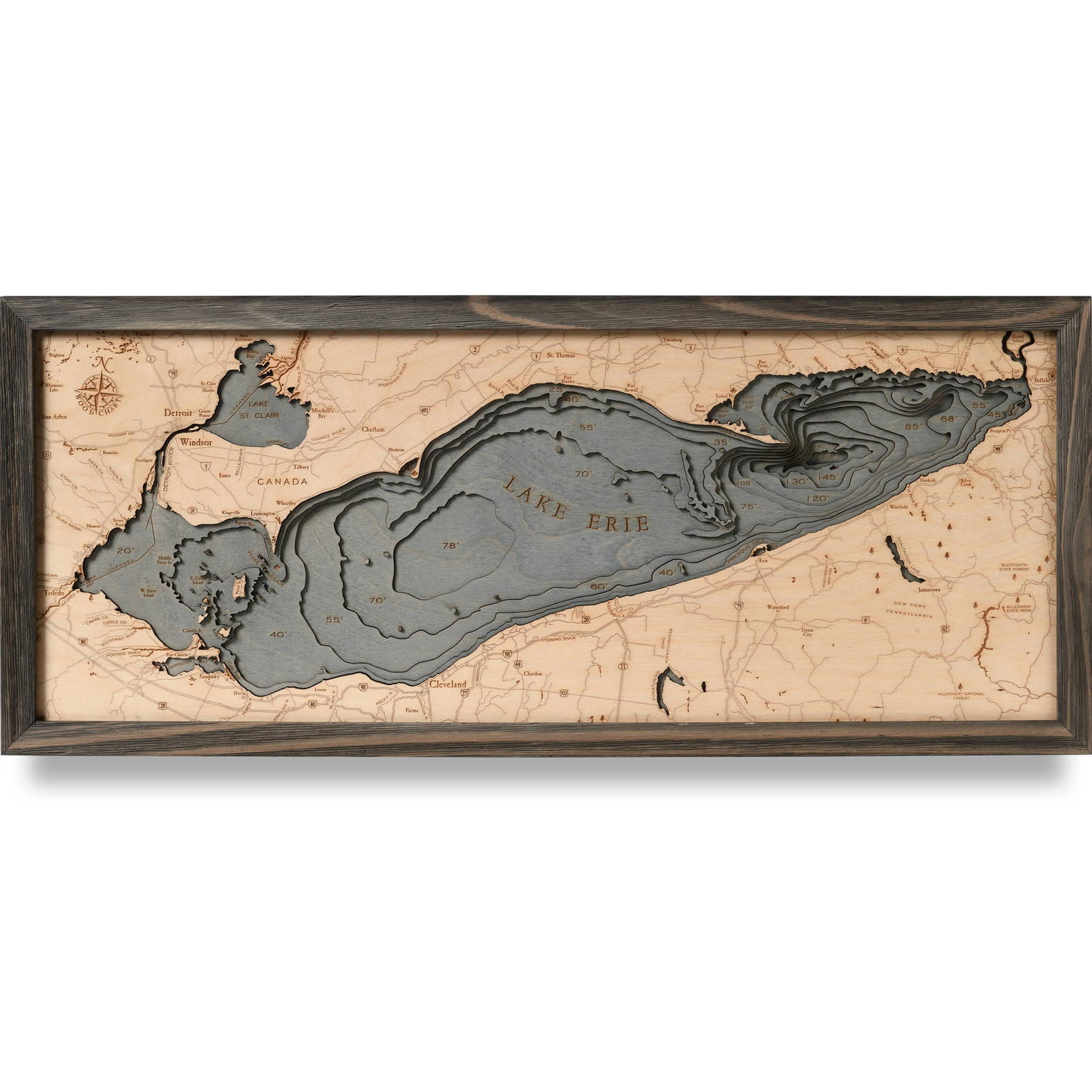 Lake Erie, Grey Frame