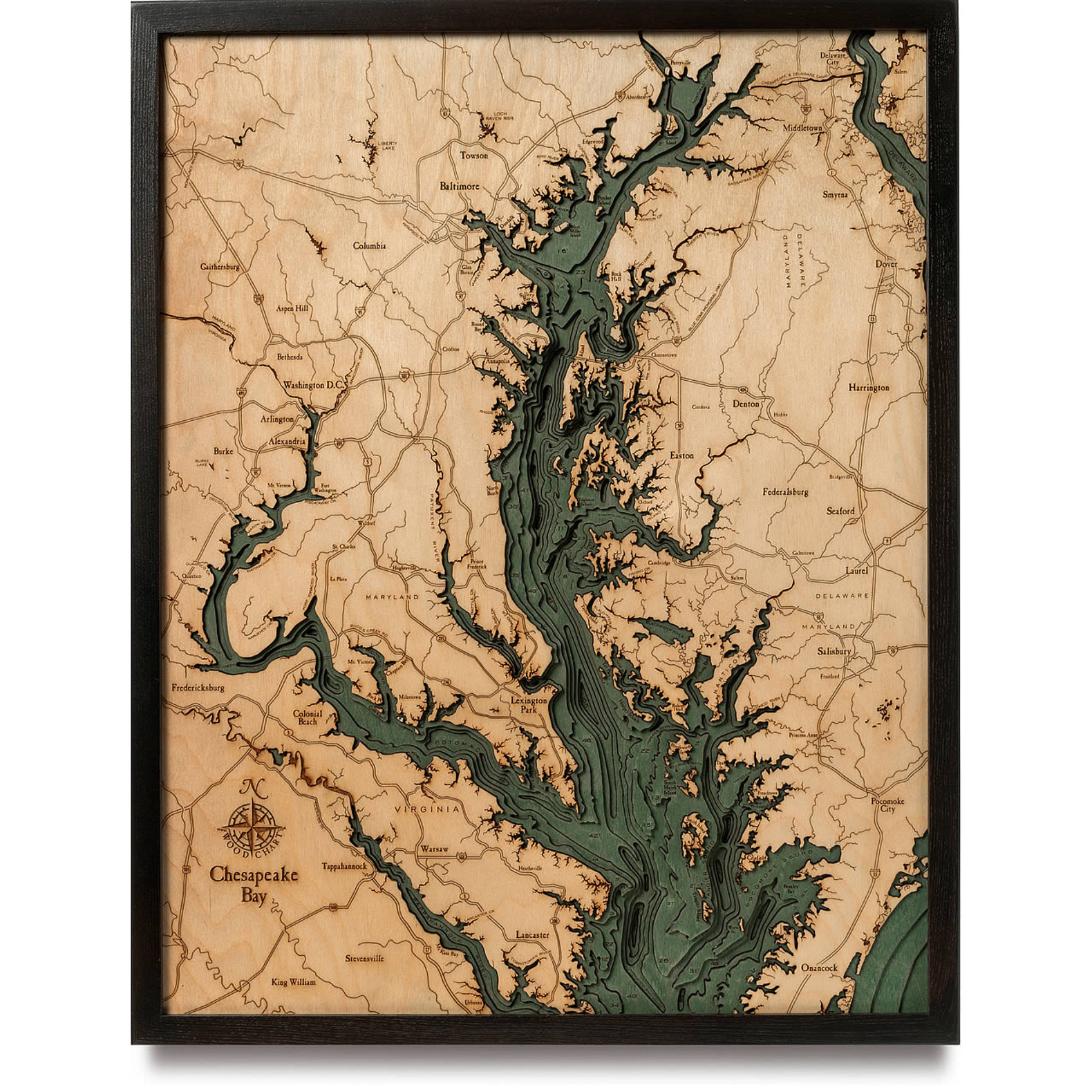 chesapeake river map