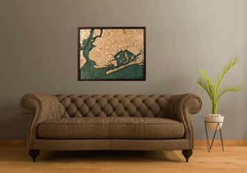 The Unique Appeal of a 3D Wooden City Map