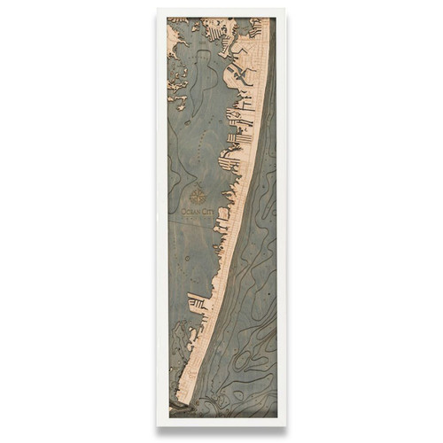 Ocean City - White Frame Ocean City - White Frame