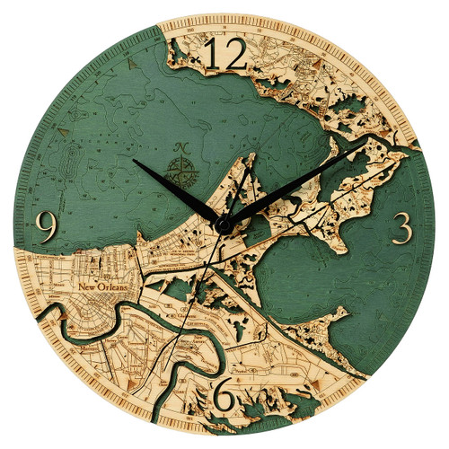 New Orleans Wall Clock