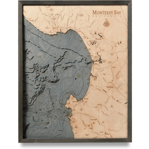 Monterey Bay - Grey Frame Monterey Bay - Grey Frame