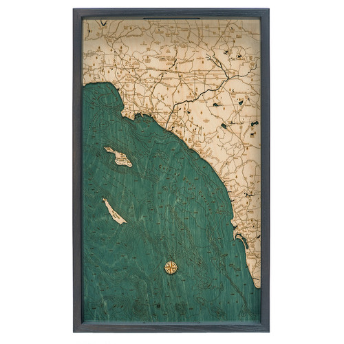 LA to San Diego Serving Tray LA to San Diego Serving Tray