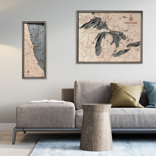 Great Lakes - Large - Grey Frame Great Lakes - Large - Grey Frame