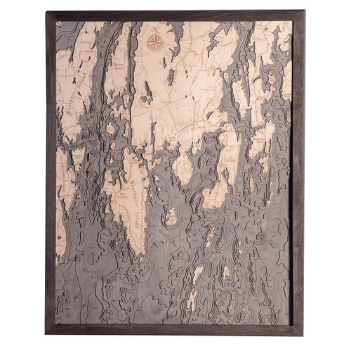 Boothbay Harbor - Grey Frame Boothbay Harbor - Grey Frame