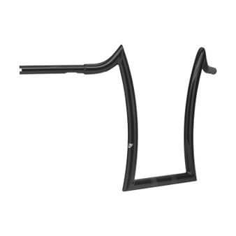 Guidão Diablo Quinado Clean Robust 1.1/4" para Harley-Davidson Softail Street Bob - Preto