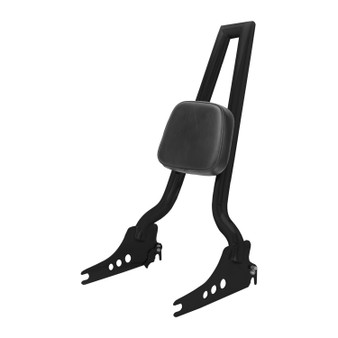 Sissy Bar Squarebone Brutale 25" Destacável para Harley-Davidson Softail Custom - Preto