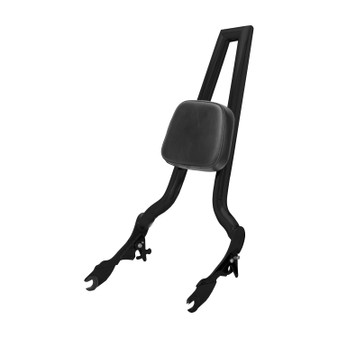 Sissy Bar Squarebone Brutale 25" Destacável para Harley-Davidson Touring Road Glide - Preto