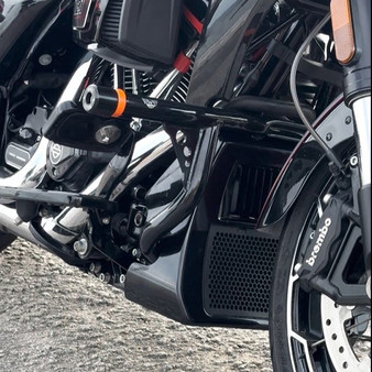 Crash Bar Low Rebel Shield para Harley-Davidson Touring Road King - Preto