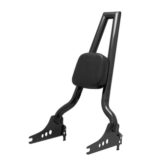 Sissy Bar Squarebone Brutale 25" Destacável para Harley-Davidson Softail - Preto