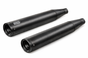 Ponteira Punch Pipe 3" para Harley-Davidson Softail - Preto Fosco