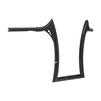 Guidão Diablo Quinado Robust 1.1/4" para Harley-Davidson Softail - Preto