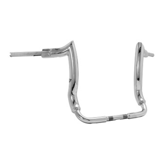 Guidão Mad Dogger Curve Rhino 2" para Harley-Davidson Touring Electra/Street/Ultra Glide - Inox Polido
