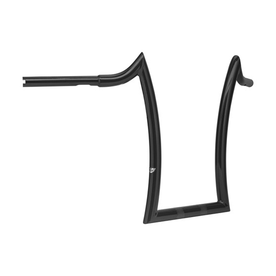 Guidão Diablo Quinado Clean Robust 1.1/4" para Harley-Davidson Softail Custom - Preto