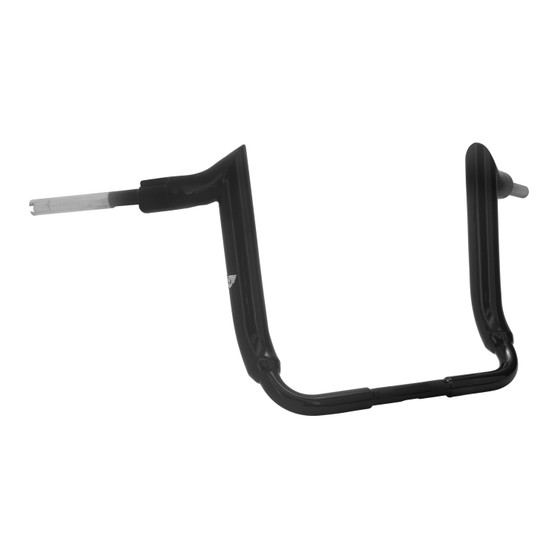 Guidão Mad Dogger Rhino 2" para Harley-Davidson Touring Street Glide - Preto