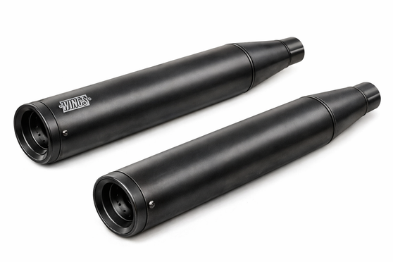 Ponteira Punch Pipe 3" para Harley-Davidson Softail Fat Boy - Preto Fosco