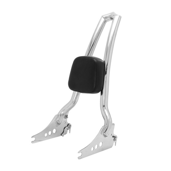 Sissy Bar Backbone Brutale 25" Destacável para Harley-Davidson Softail - Inox Polido