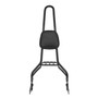 Sissy Bar King 30" Destacável com Bagageiro Removível para Harley-Davidson Softail Low Rider S - Preto