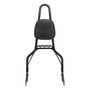 Sissy Bar King 25" Destacável com Bagageiro Removível para Harley-Davidson Softail Street Bob - Preto