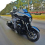 Guidão Diablo Classic Robust 1.1/4" para Harley-Davidson Touring Electra/Street/Ultra Glide - Preto