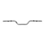 Guidão Flat Bar Slim 1" para Harley-Davidson Softail - Inox e Preto