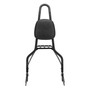 Sissy Bar King 25" Destacável com Bagageiro Removível para Harley-Davidson Softail - Preto