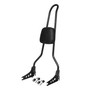 Sissy Bar King 30" Destacável para Harley-Davidson Softail - Preto