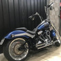 Guidão Diablo Quinado Robust 1.1/4" para Harley-Davidson Softail - Inox Polido