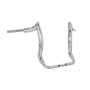 Kit Guidão Front Diablo Rhino 2" + Cabos Mecânicos com Embreagem Hidráulica para Harley-Davidson Touring Electra/Street/Ultra Glide - Inox Polido