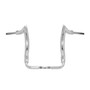 Kit Guidão Front Diablo Rhino 2" + Cabos Mecânicos com Embreagem Hidráulica para Harley-Davidson Touring Electra/Street/Ultra Glide - Inox Polido