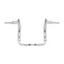 Guidão Mad Dogger Curve Rhino 2" para Harley-Davidson Touring Electra/Street/Ultra Glide - Inox Polido
