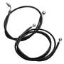 Kit Guidão Front Diablo Rhino 2" + Cabos Mecânicos com Embreagem Hidráulica para Harley-Davidson Touring Electra/Street/Ultra Glide - Preto
