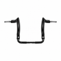 Kit Guidão Mad Dogger Curve Rhino 2" + Cabos Mecânicos com Embreagem Hidráulica para Harley-Davidson Touring Electra/Street/Ultra Glide - Preto