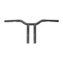 Guidão Sun Bar Pullback Robust 1.1/4" + Relocador de Velocímetro Display para Harley-Davidson Softail - Preto