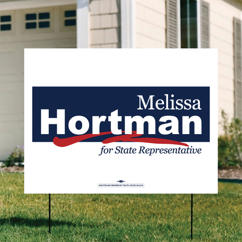 Melissa Hortman For State Rep. (24" x 18" Coroplast Yard Sign)