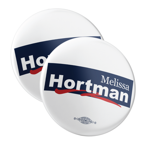 Melissa Hortman For State Rep. (2.25" Pin-Back Button -- Pack Of Two!)