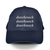 Doorknock (Navy Embroidered Baseball Cap)