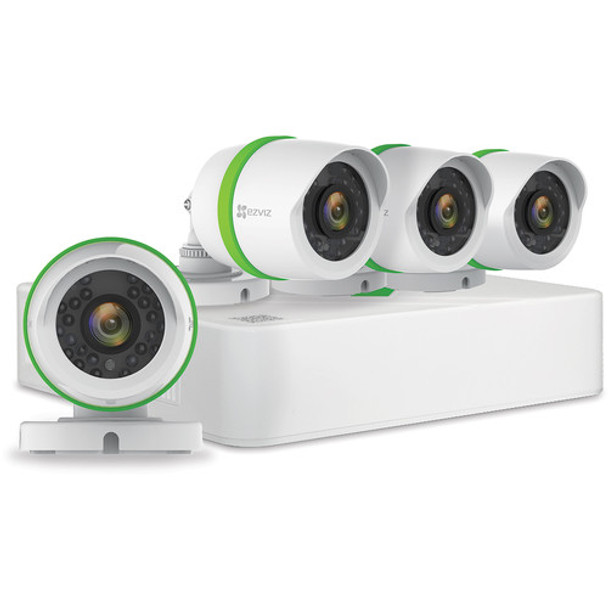 EZVIZ DIY 4 Channel 1080p Security 4 Camera Kit