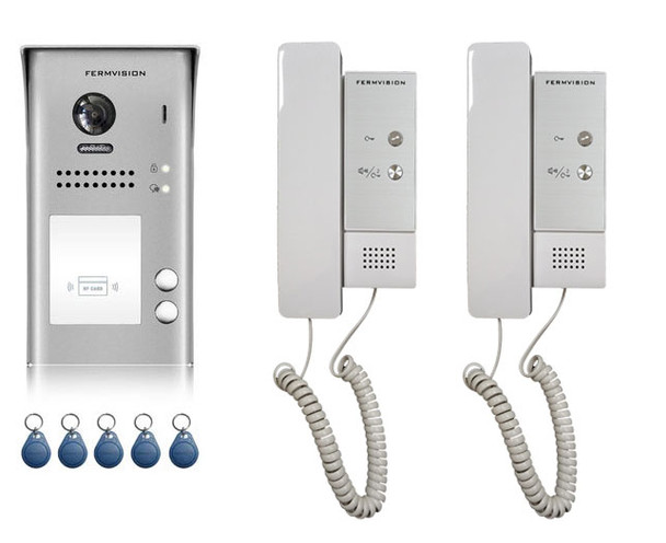 2-Wire 2pb (Duplex) Audio Intercom w. Prox Kit